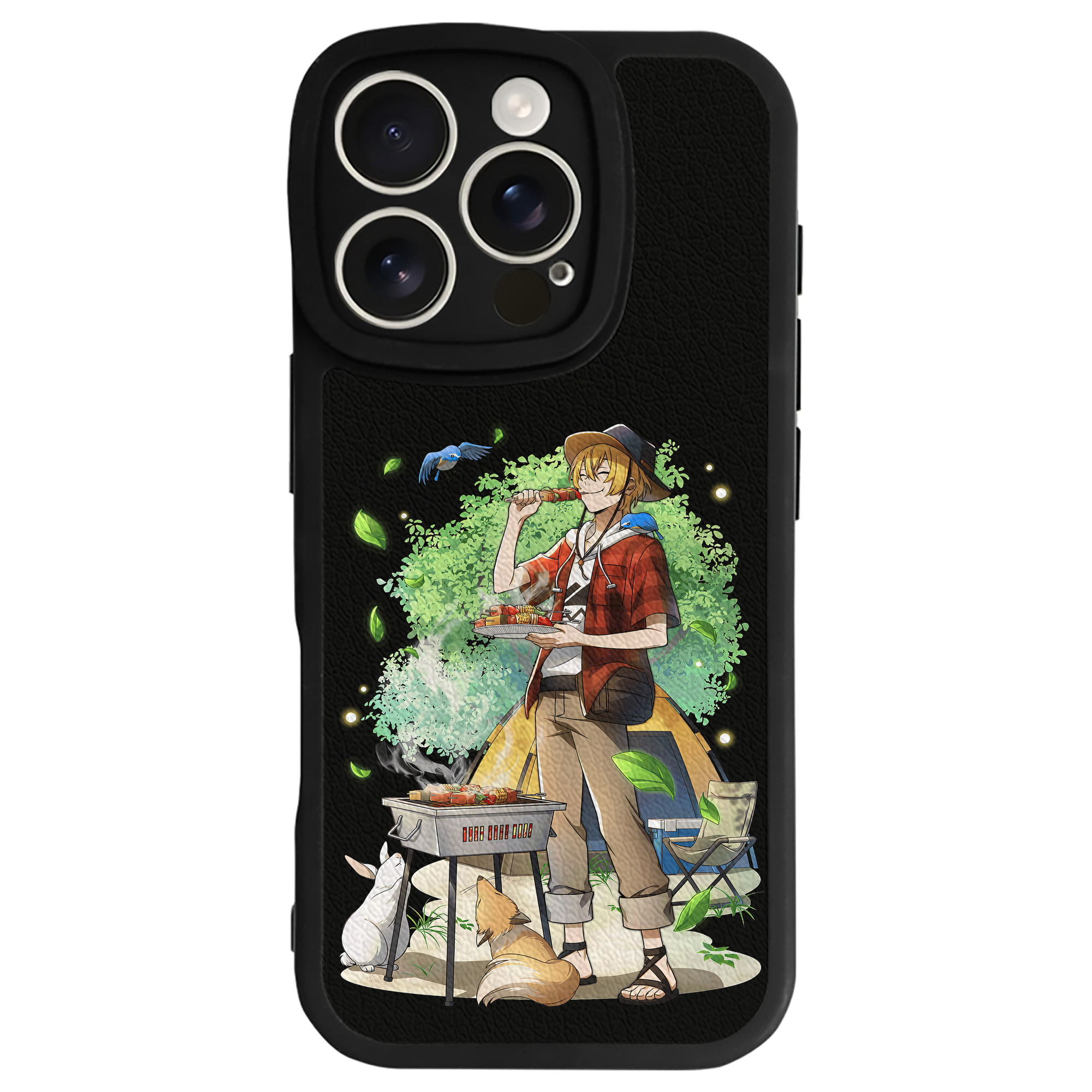 （画像用） 文豪ストレイドッグス Bungo Stray Dogs 【iPhone 16シリーズ対応】シリコンスマホケース（レザー調） 材質：シリコン